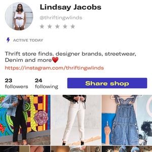 FOLLOW ME ON DEPOP: @thriftingwlinds